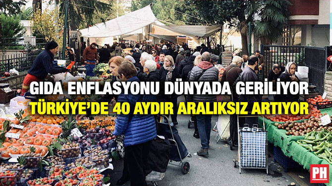 Gıda Enflasyonu Dünyada Geriliyor Türkiye’de 40 Aydır Aralıksız Artıyor