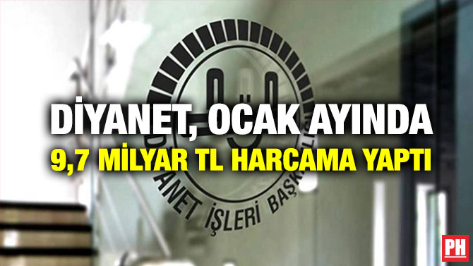 Diyanet, Ocak Ayında 9,7 Milyar TL Harcama Yaptı