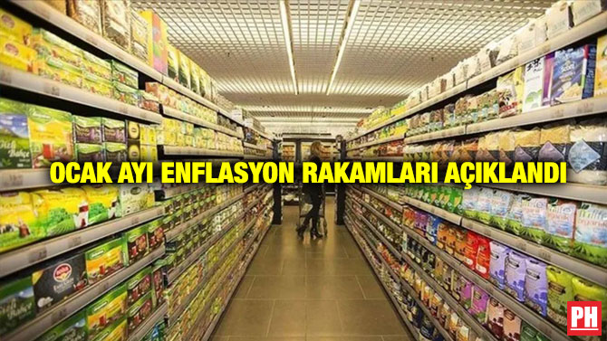 Ocak Ayı Enflasyon Rakamları Açıklandı