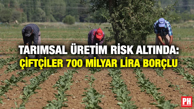 Tarımsal Üretim Risk Altında: Çiftçiler 700 Milyar Lira Borçlu