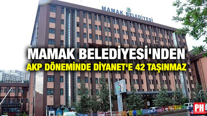 Mamak Belediyesi’nden AKP Döneminde Diyanet’e 42 Taşınmaz