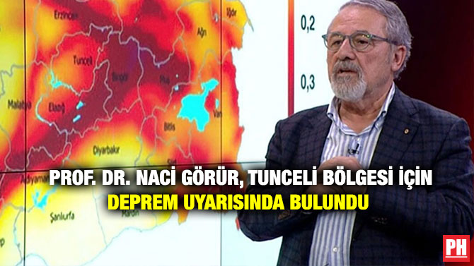 Prof. Dr. Naci Görür, Tunceli Bölgesi İçin Deprem Uyarısında Bulundu