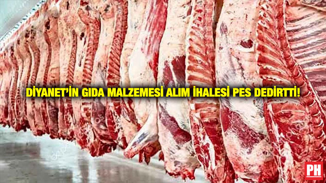 Diyanet’in Gıda Malzemesi Alım İhalesi Pes Dedirtti! 