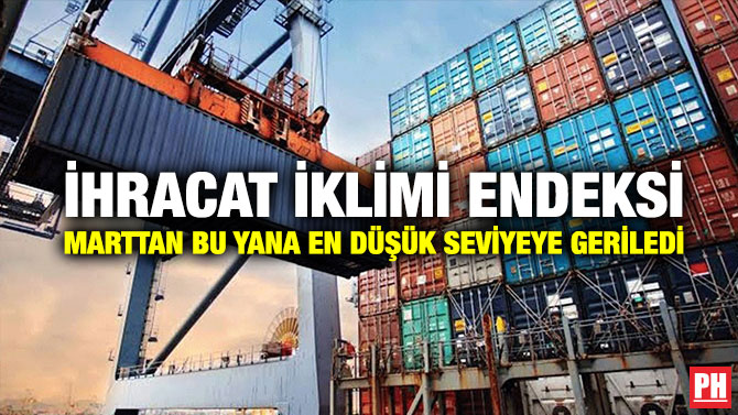 İhracat İklimi Endeksi Marttan Bu Yana En Düşük Seviyeye Geriledi