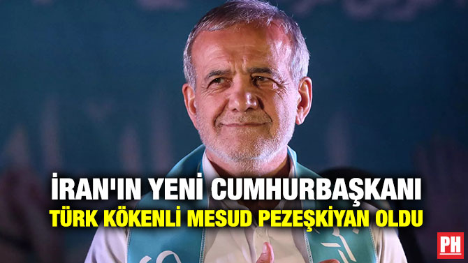 İran’ın Yeni Cumhurbaşkanı Türk Kökenli Mesud Pezeşkiyan Oldu