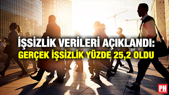 İşsizlik Verileri Açıklandı: Gerçek İşsizlik Yüzde 25,2 Oldu