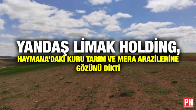 Yandaş Limak Holding, Haymana’daki Kuru Tarım ve Mera Arazilerine Gözünü Dikti