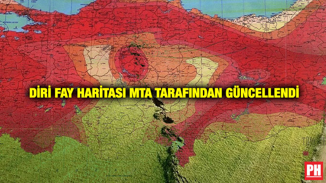 Diri Fay Haritası MTA Tarafından Güncellendi