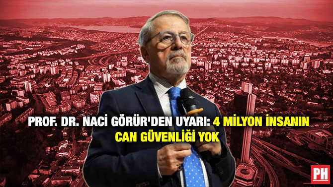  Prof. Dr. Naci Görür’den Uyarı: 4 Milyon İnsanın Can Güvenliği Yok 