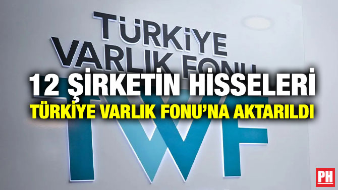 12 Şirketin Hisseleri Türkiye Varlık Fonu’na Aktarıldı