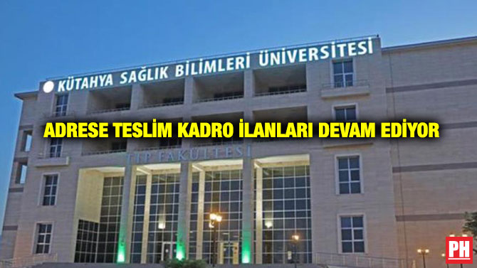 Adrese Teslim Kadro İlanları Devam Ediyor