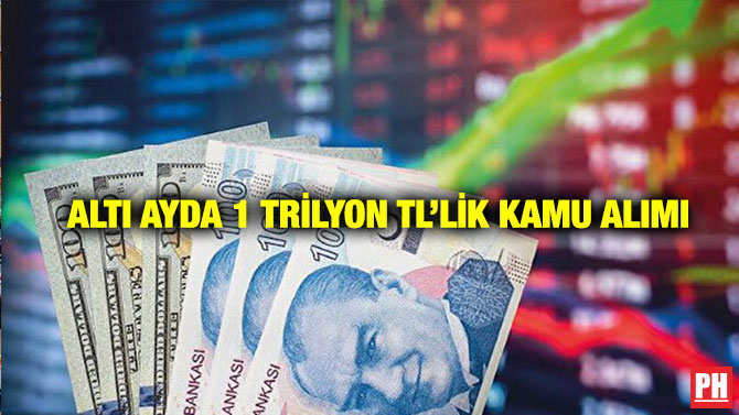 Altı ayda 1 trilyon TL’lik Kamu Alımı