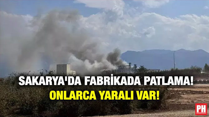 Sakarya’da Fabrikada Patlama! Onlarca Yaralı Var! 