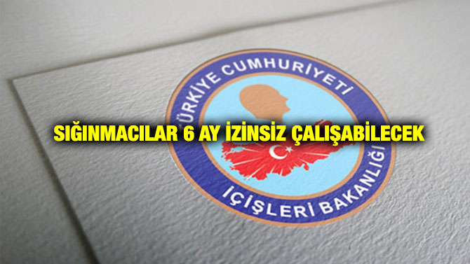 Sığınmacılar 6 Ay İzinsiz Çalışabilecek