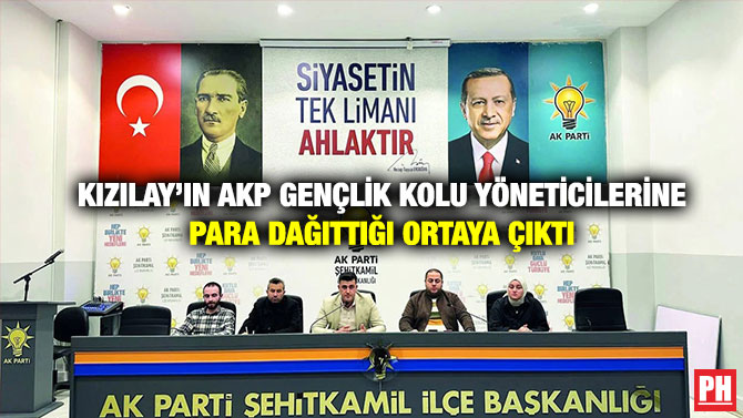 Kızılay’ın AKP Gençlik Kolu Yöneticilerine Para Dağıttığı Ortaya Çıktı