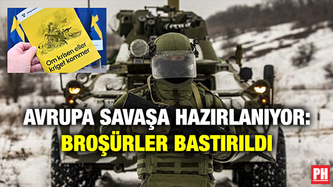 Avrupa Savaşa Hazırlanıyor: Broşürler Bastırıldı