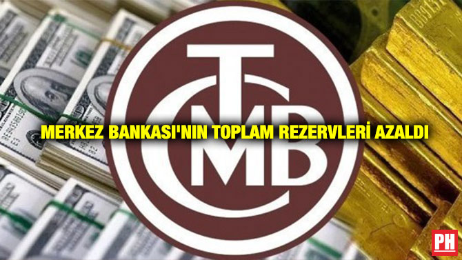 Merkez Bankası’nın Toplam Rezervleri Azaldı