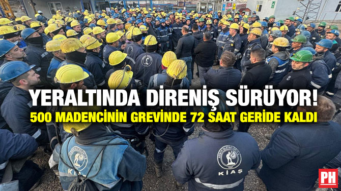Yeraltında Direniş Sürüyor! 500 Madencinin Grevinde 72 Saat Geride Kaldı