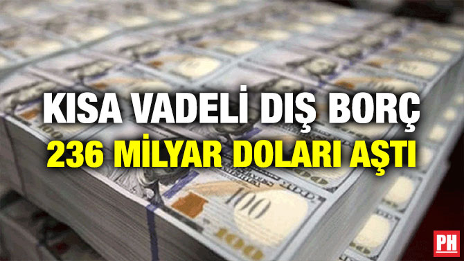 Kısa Vadeli Dış Borç 236 Milyar Doları Aştı