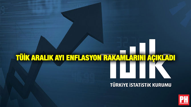 TÜİK Aralık Ayı Enflasyon Rakamlarını Açıkladı