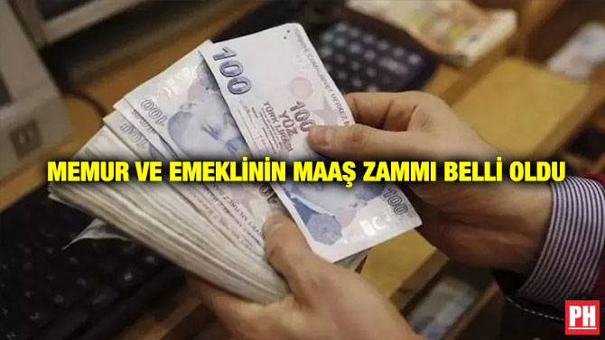 Memur ve Emeklinin Maaş Zammı Belli Oldu