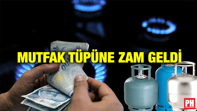 Mutfak Tüpüne Zam Geldi