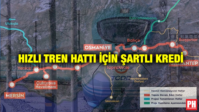 Hızlı Tren Hattı İçin Şartlı Kredi